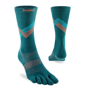 INJINJI Run Lightweight Crew Socks – Lagoon