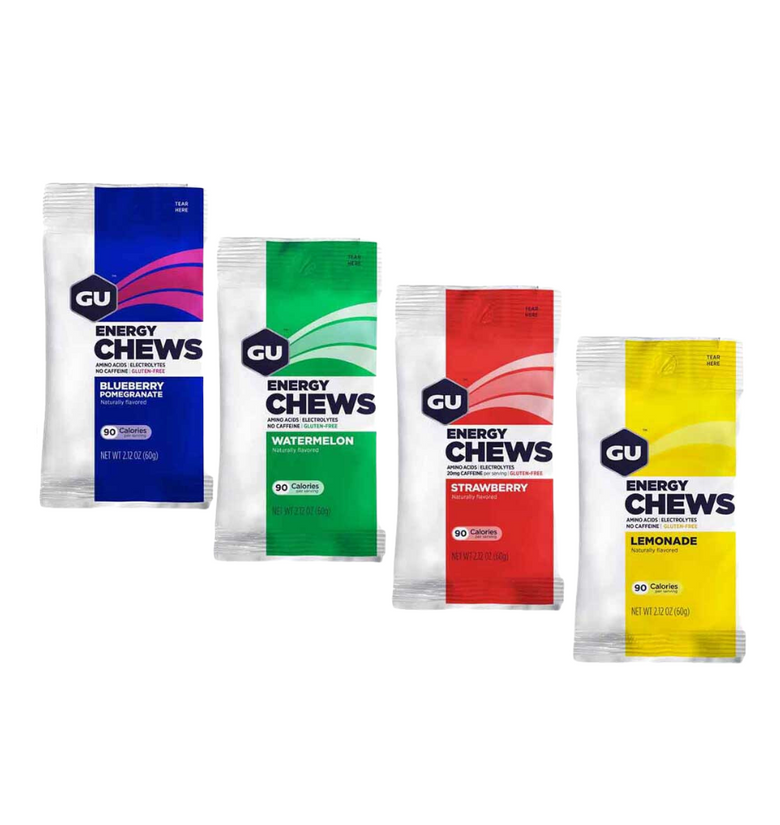 GU Energy Chews - Fruit Gums with Carbohydrates